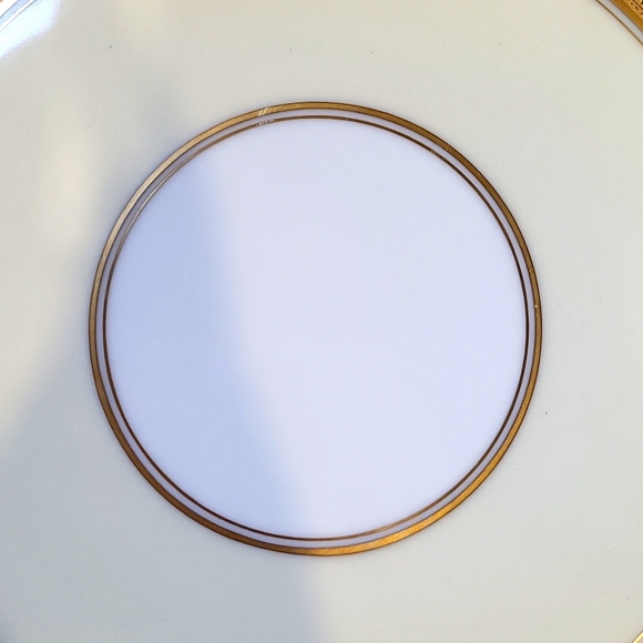 TK Thun Bohemia Czechoslovakia 22 K Gold Dinner Plate - Picture 3 of 9
